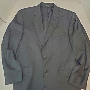 Jos A Bank Signature Collection 44R Wool Blazer Charcoal Gray Sartorial Timeless